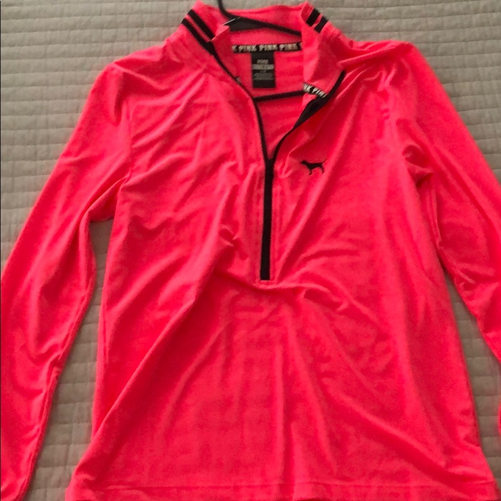 Pink ultimate quarter zip NWOT